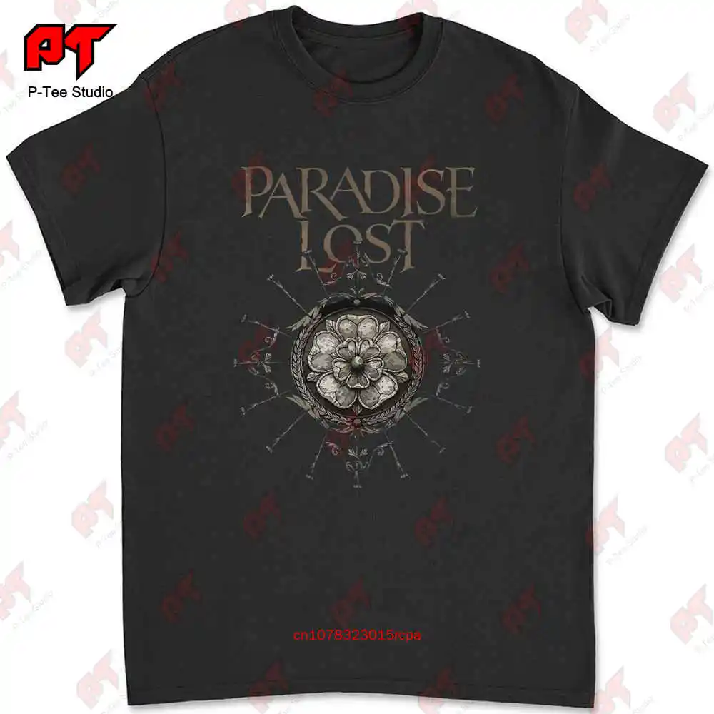 Paradise Lost Obsidian футболка с розами WS25