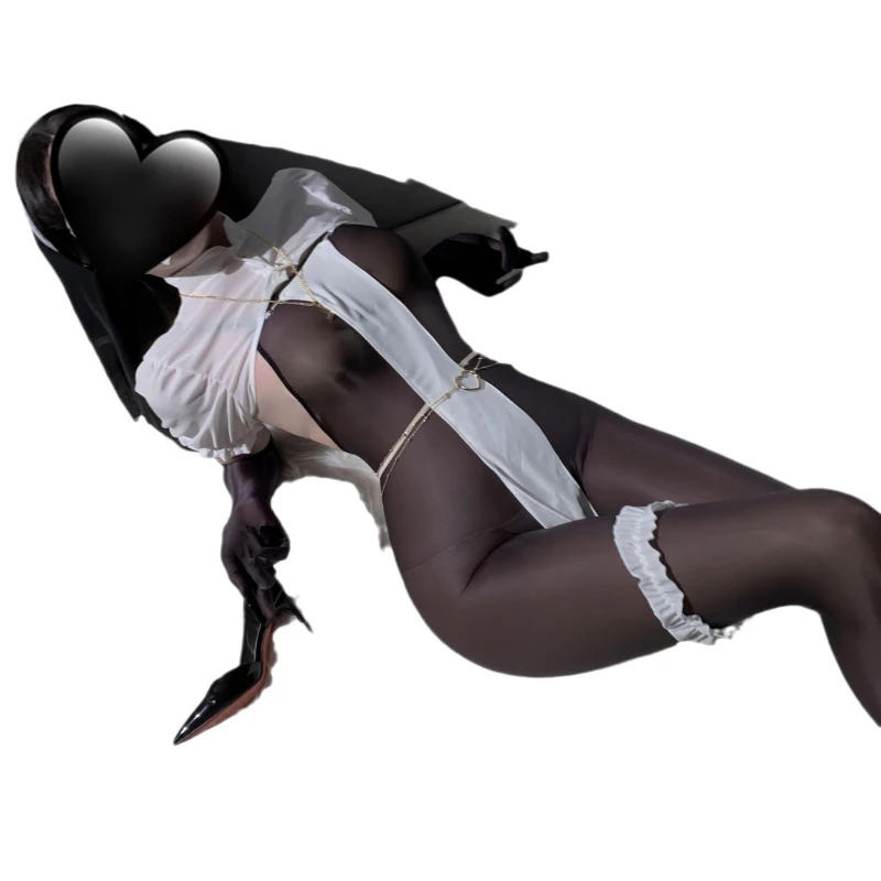 Сексуальная униформа монахини костюмы для взрослых женское нижнее белье порно