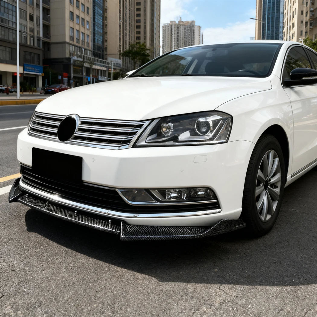 

Для Volkswagen Passat B7 2011 2012 2013 2014 2015, автомобильный передний бампер, нижняя часть губного сплиттера, сплиттер, модификация комплекта