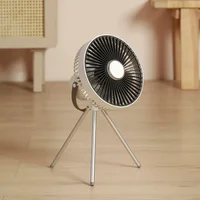 10000mAh Battery USB Rechargeable Home Table Tripod Standing Fan Remote Control Multifunction Air Cooling Camping Ceiling Fan