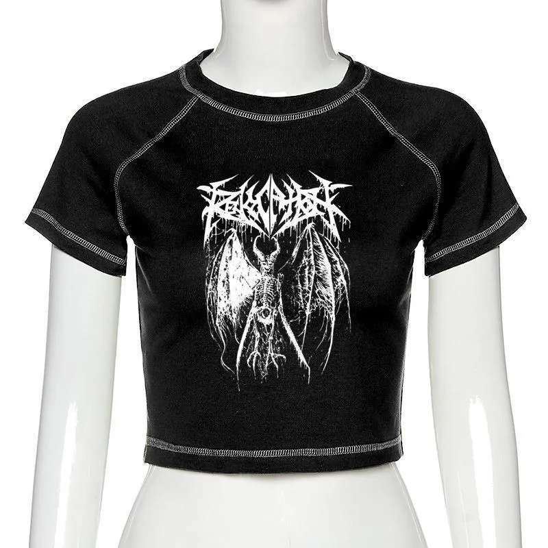 Уличная одежда топы Женский винтажный жилет с драконом y2k женский сексуальный