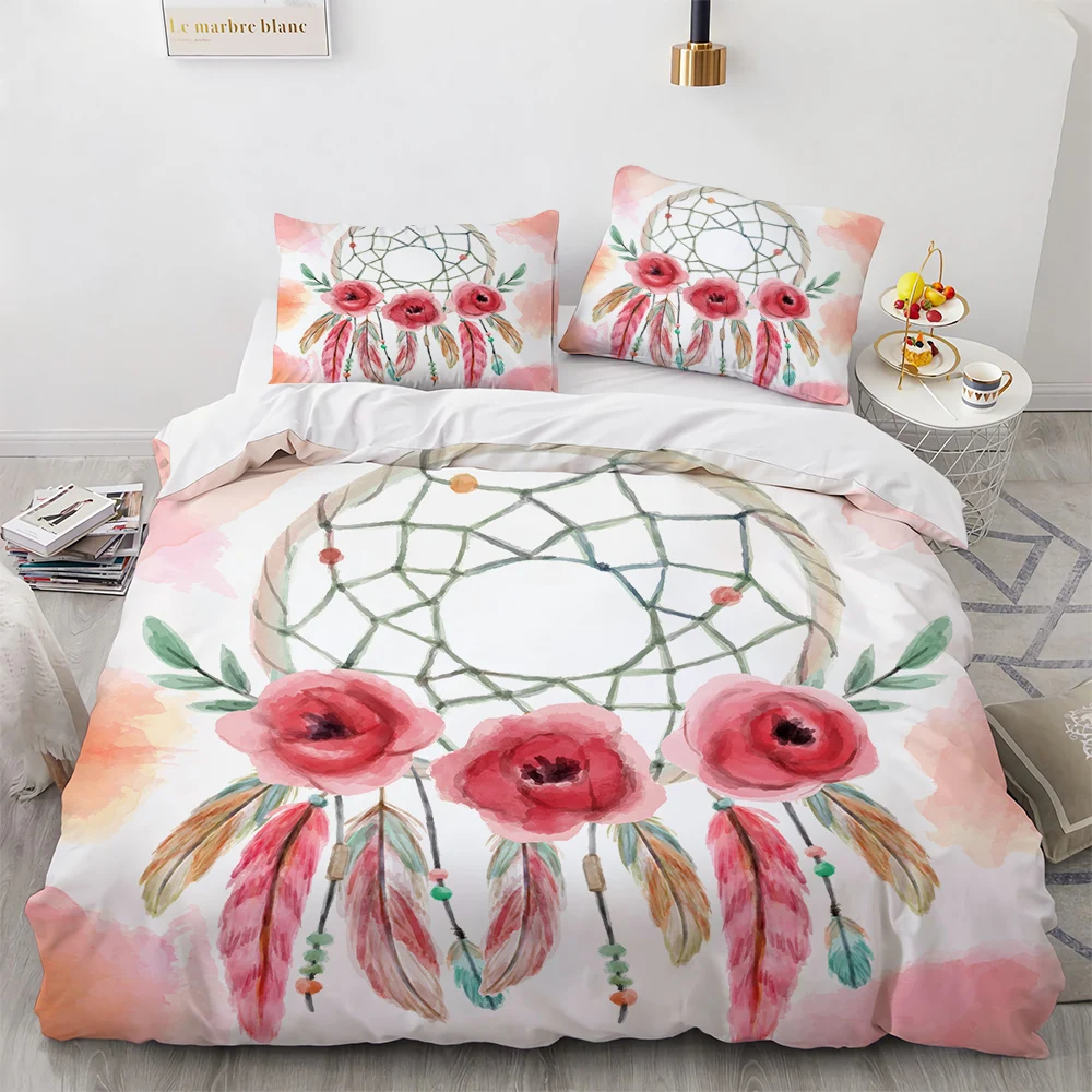 

Morndream Dreamcatcher 3D Bedding Set HD Digital Duvet Cover Pillowcase US/UK/AU Single Twin Full Queen King bed set for Adult