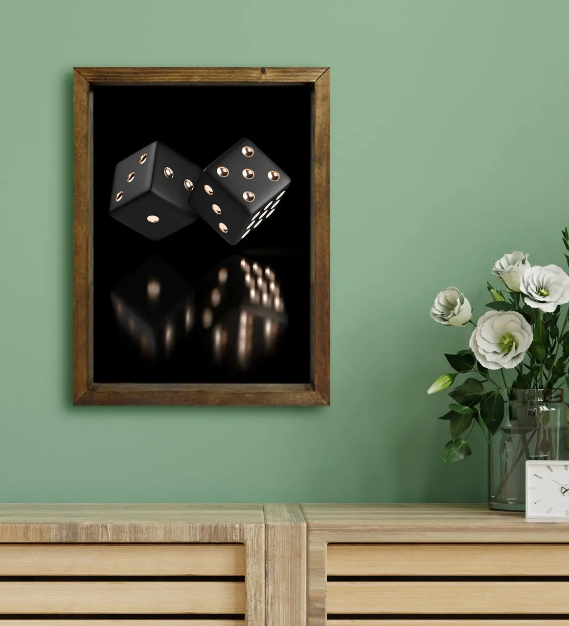 

BK Подарочный гостиничный стол с рамой из натуральной массива дерева 30x40 см-9