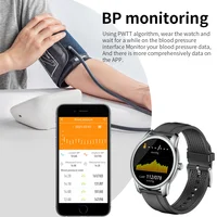 Veepoo smartwatch with Blood pressure monitor ，heart rate monitor, sleep monitor, step counting, SMS and phone reminder, distanc
