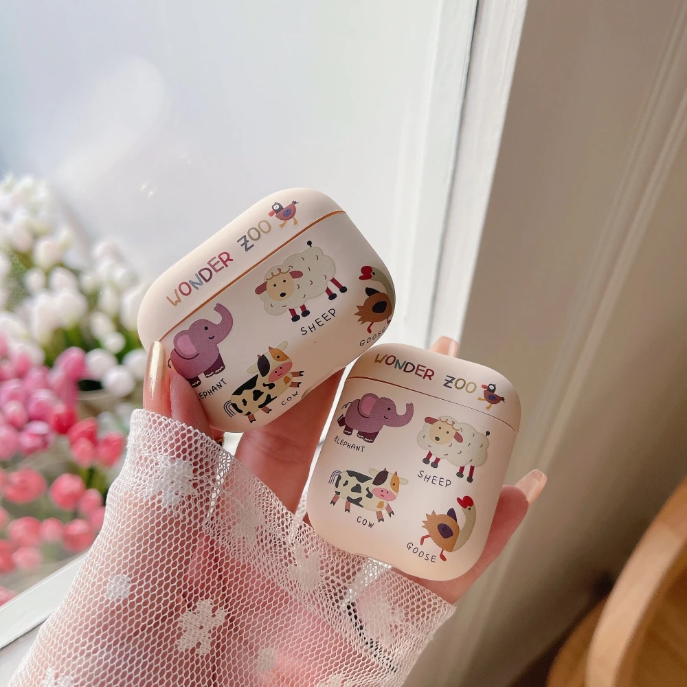 

Ins Korean Cute Cartoon Headphone Cover For Airpods 1 2 3 Earphone Case For Apple Airpod Pro 2nd