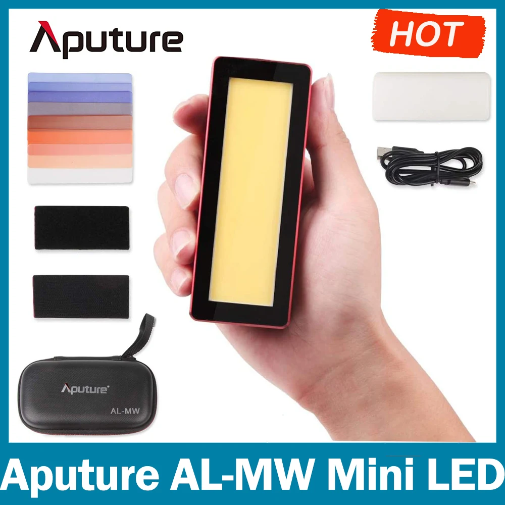 

Aputure AL-MW 10W Waterproof Mini LED Light 5500K Daylight CRI 95+ with 6 Gels