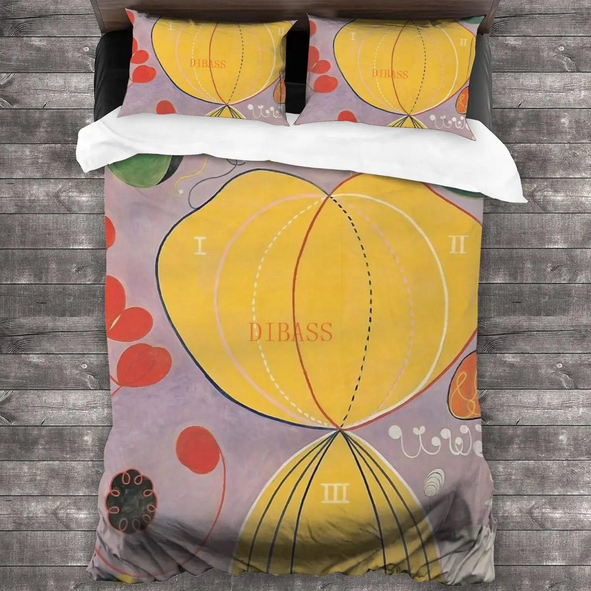 

Для взрослых, розово-желтая живопись, мягкая искусственная кожа с 2 наволочками, пододеяльник с застежкой-молнией