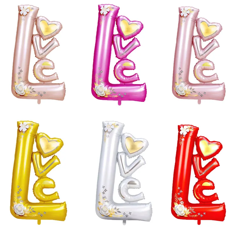 

Воздушный шар из фольги в форме сердца, 50 шт.