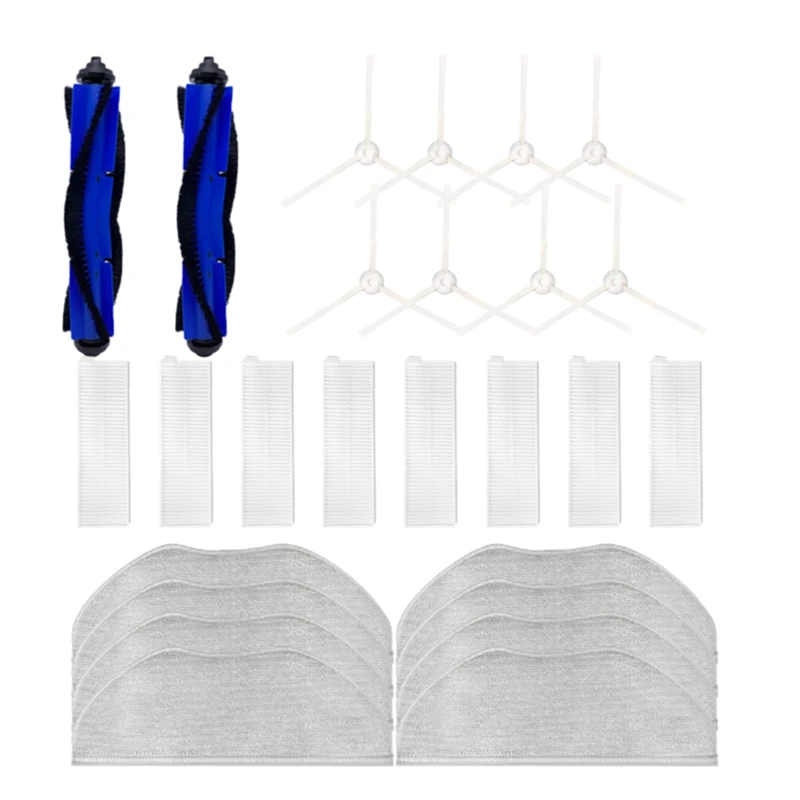 

Роликовая боковая щетка, фильтр для швабры Tefal Rowenta X-Plorer серии 95 RG7975WH RG7987WH, запасные аксессуары для робота-пылесоса