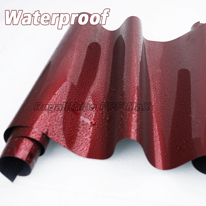 ПЭТ глянцевый дракон кровь красный металлик виниловая пленка рулон