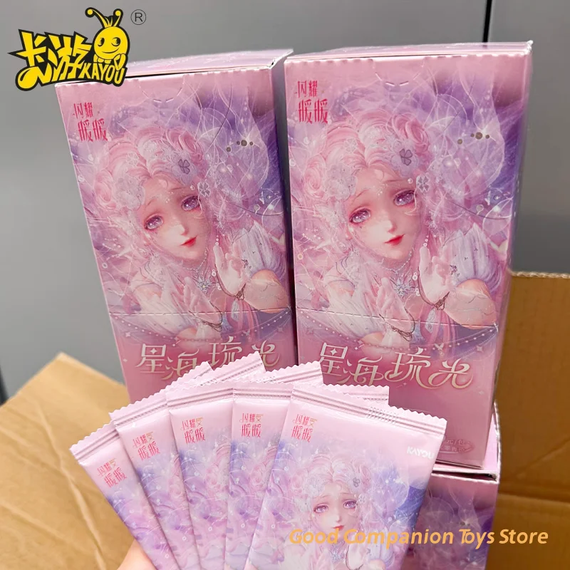 Фото Подлинная KAYOU Shining Nikki Starry Sky Flowing Light Brilliant Package Vol.1 Коллекционная карта мультфильмов Периферийные игрушки Подарки