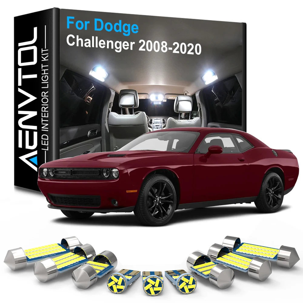 AENVTOL Canbus LED kapalı lamba Dodge Challenger için 2008 2009 2010 2011 2012 2013 2014 2015 2016 2017 2018 2019 2020 aksesuarları