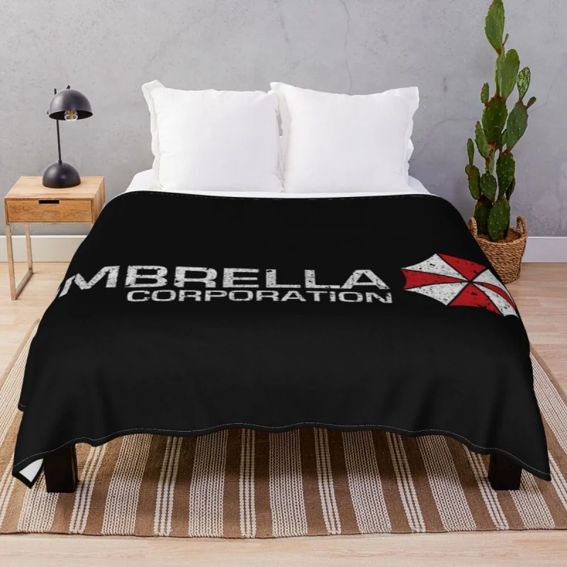 

Одеяло Umbrella Corporation, Фланелевое весенне-осеннее многофункциональное одеяло унисекс, толстое одеяло для кровати и дома