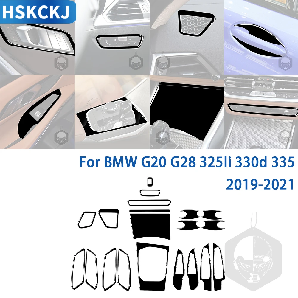 Аксессуары для BMW 3 серии G20 G28 325li 330d 335 2019-2021 пластиковый интерьер автомобиля 20
