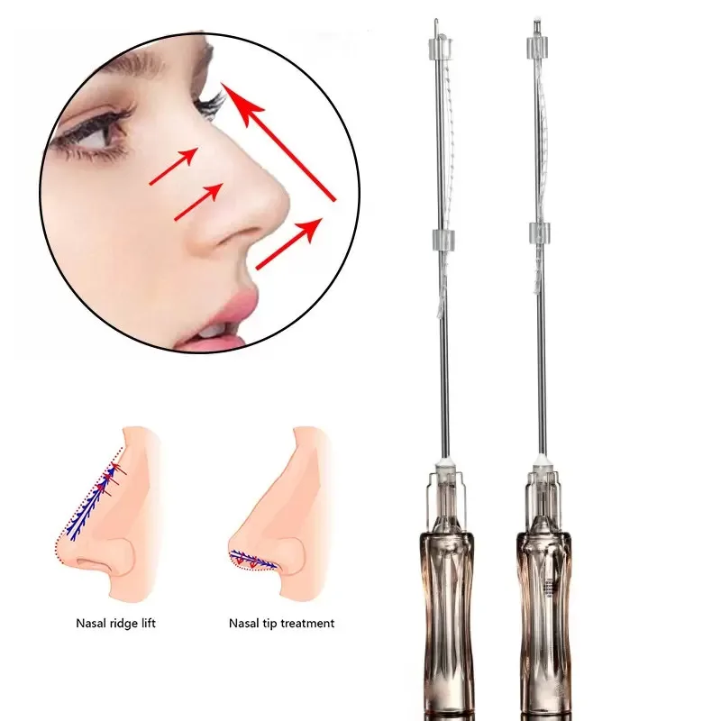 

10pcs/Bag Best seller 19G 38mm 50mm 60mm model korea nose cog pdo pcl threads lifting for nasal columella