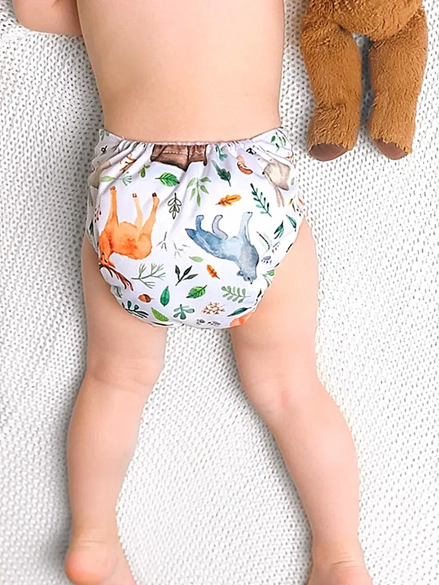 Большой тканевый подгузник для новорожденных от 2 до 7 лет