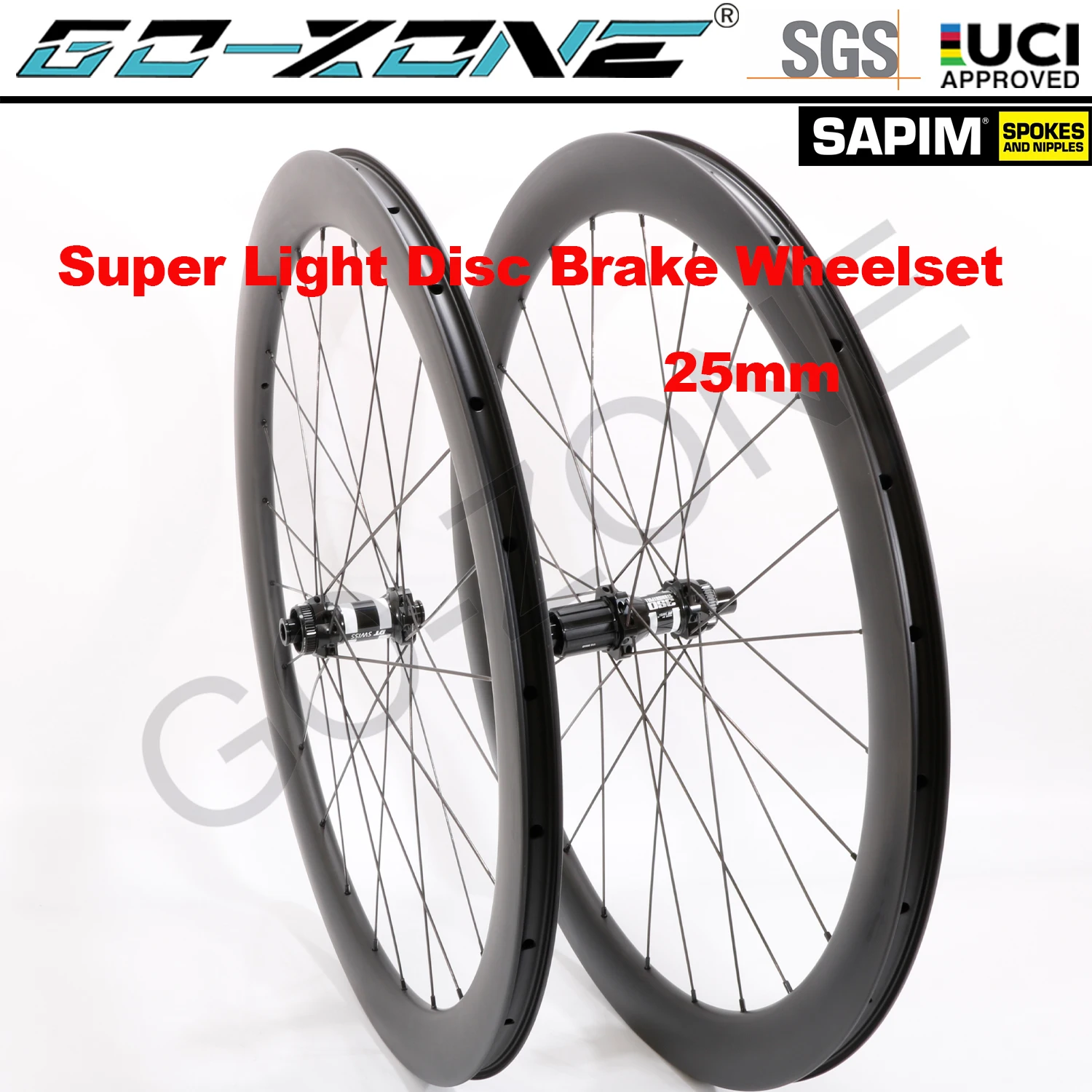 Суперлегкая карбоновая колесная пара 700c дисковый тормоз клинчер бескамерные