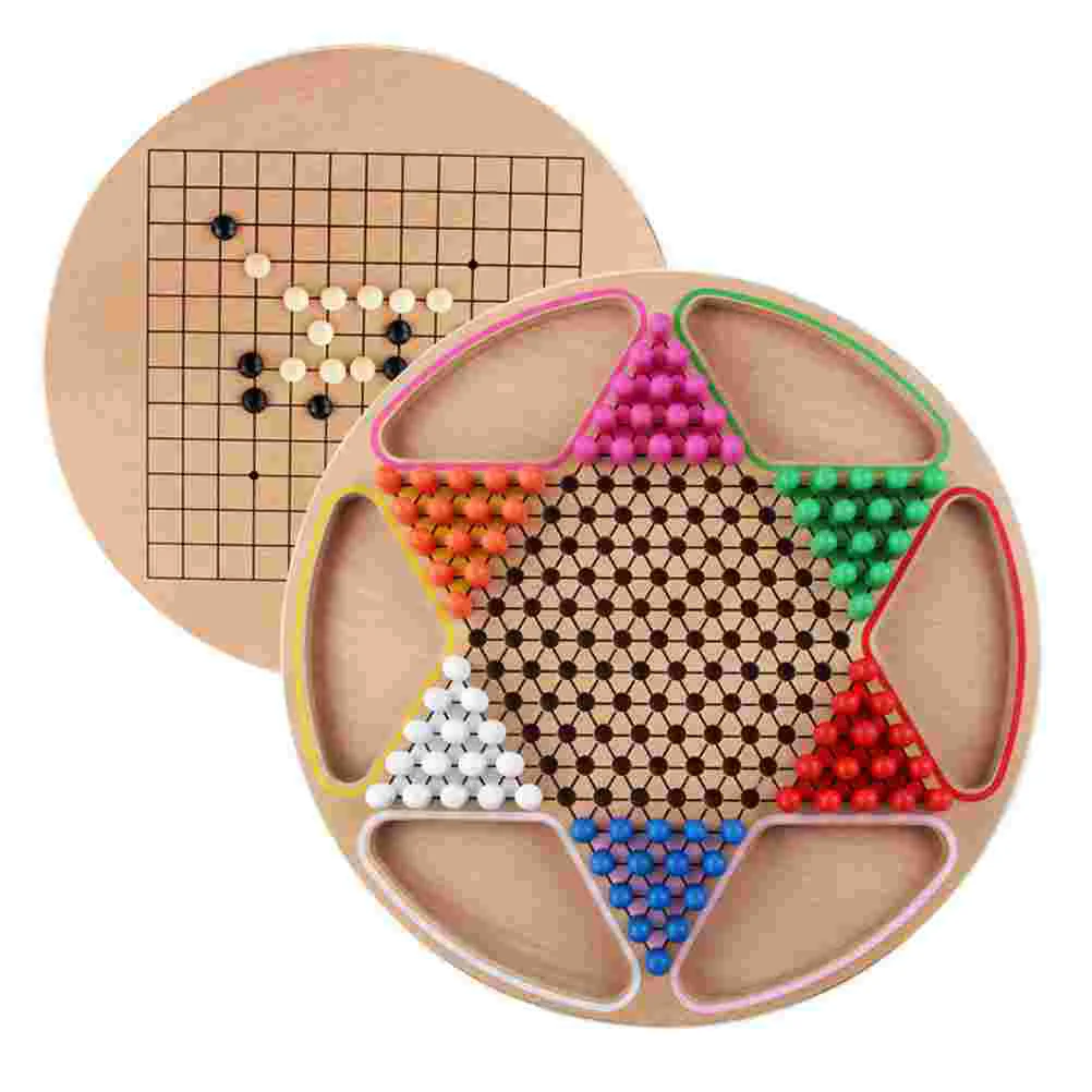 Шашки Нарды Настольная игра Детская китайская обучающая игрушка Gobang Игрушка два