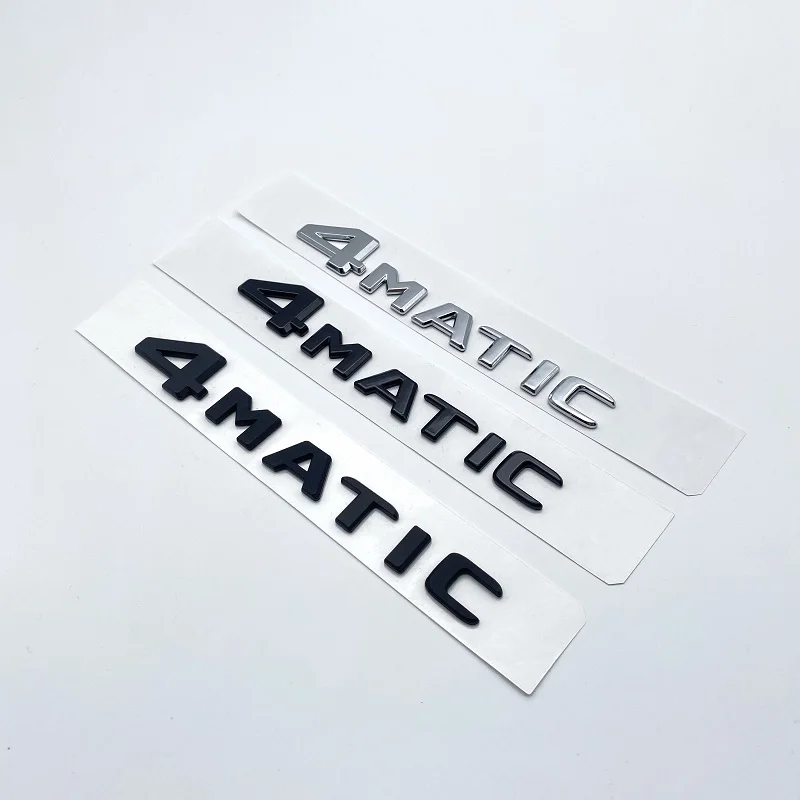 Для Mercedes Benz A B C E G S ML SL CL GLA CLA Class AMG 4matic багажник хромированные матовые черные буквы