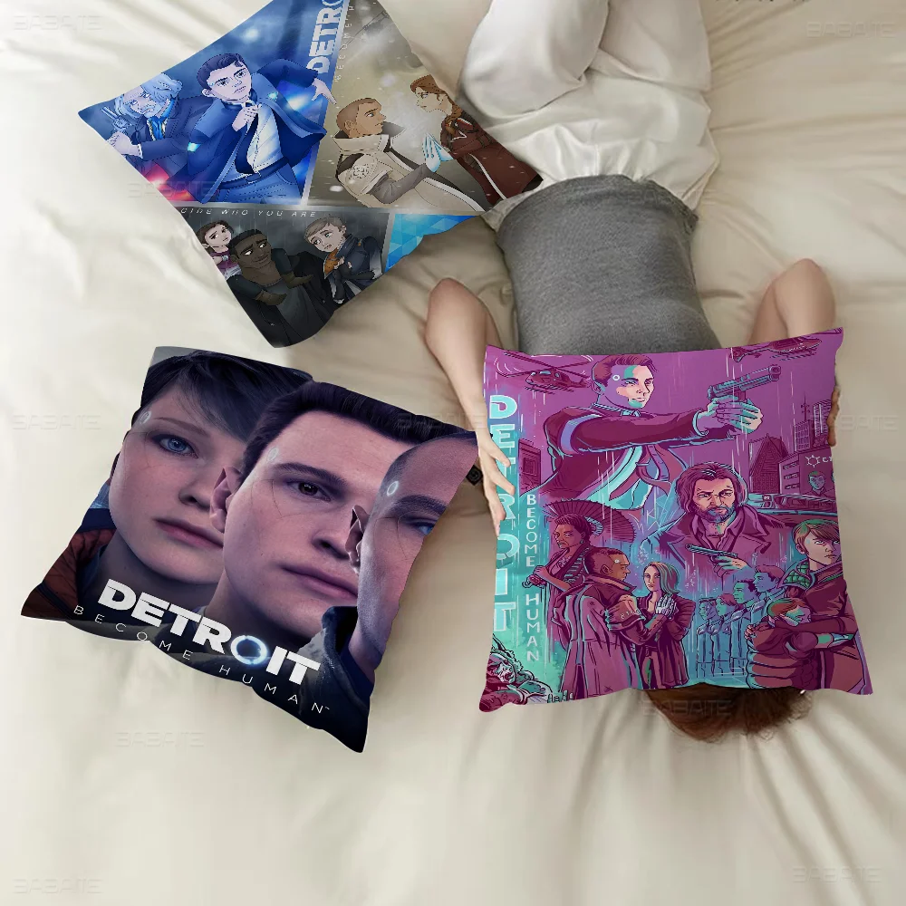 Наволочка Detroit Become Human в стиле аниме Toon подарочный чехол для подушки спальни дома