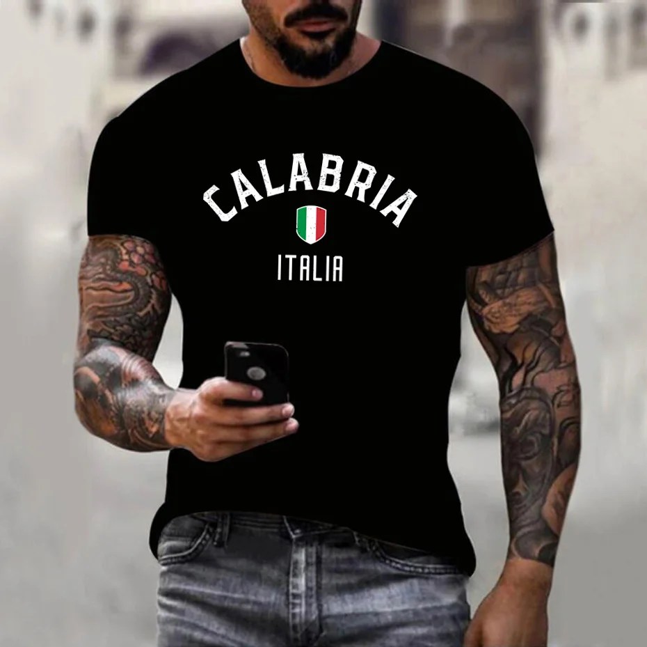 

Calabria Italia Tee Shirt Calabria Cool T Shirt Vacation Pride Souvenir Italy Italian Italia Distressed Destination Flag Grunge