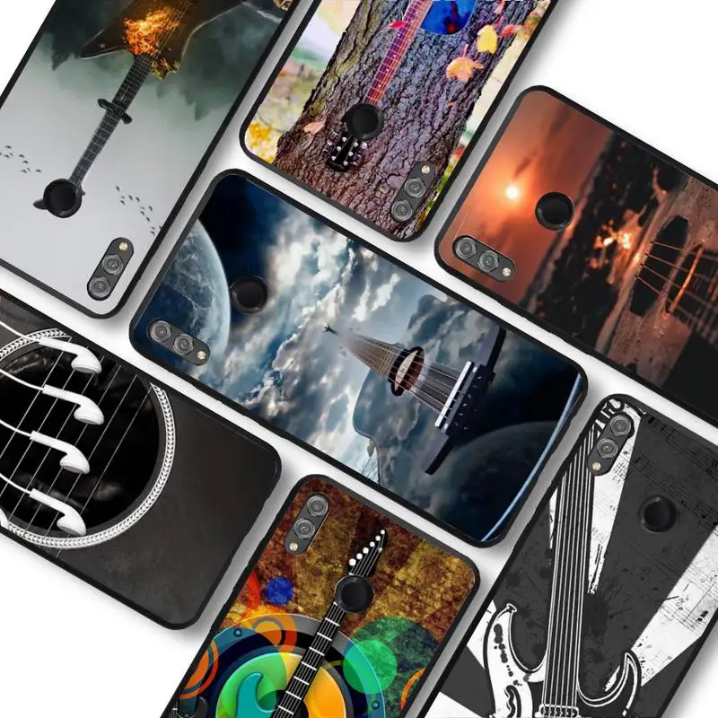 

Instrument Guitar Piano Phone Case For Huawei honor 10Lite 10i 20 8x 10 Funda for Honor 9lite 9xpro Back Coque