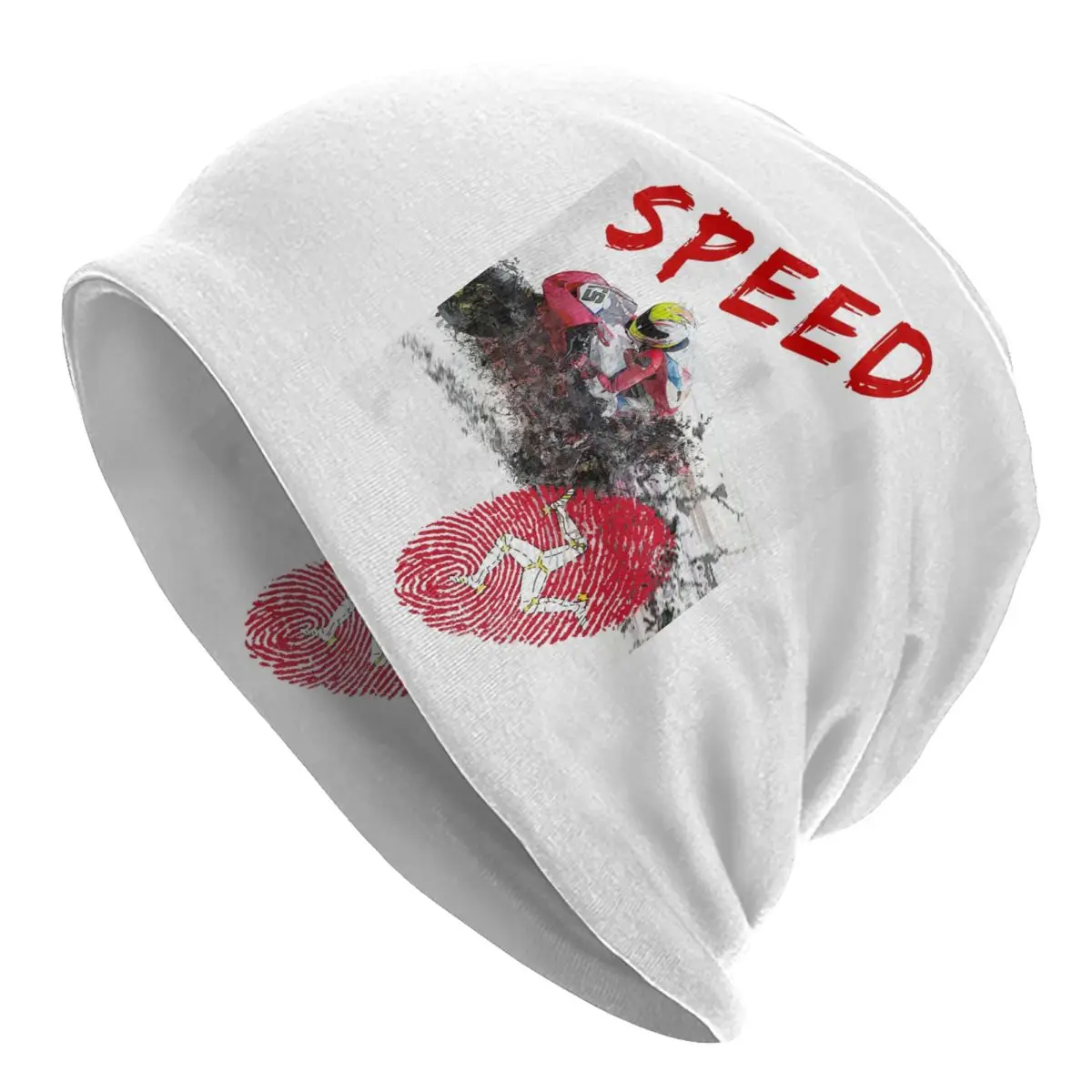 

Isle Of Man TT Races Skullies Beanies Hats Sport Lover Hip Hop Unisex Street Caps Warm Dual-use Bonnet Knitting Hats