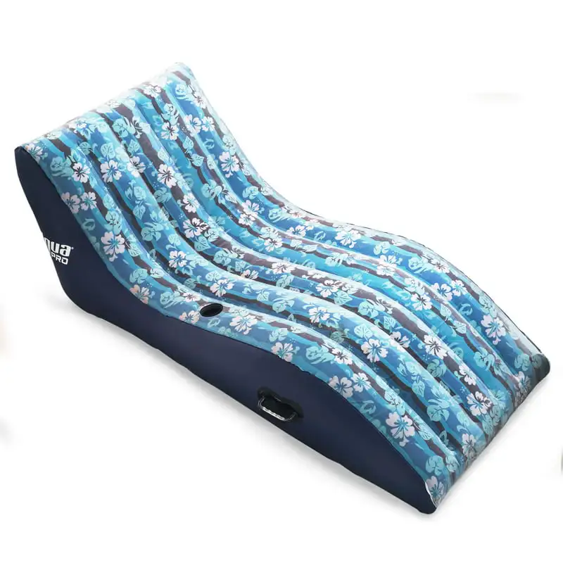

Ultra-Cushioned Unisex Blue Pool Lounge and Pool Float