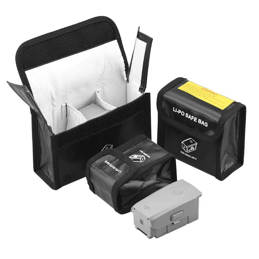 

Explosion-Proof Lipo Battery Safe Pouch Battery Storage Cover Sleeve Charging Safety Guard for DJI Air 2/2s Drone Accessories