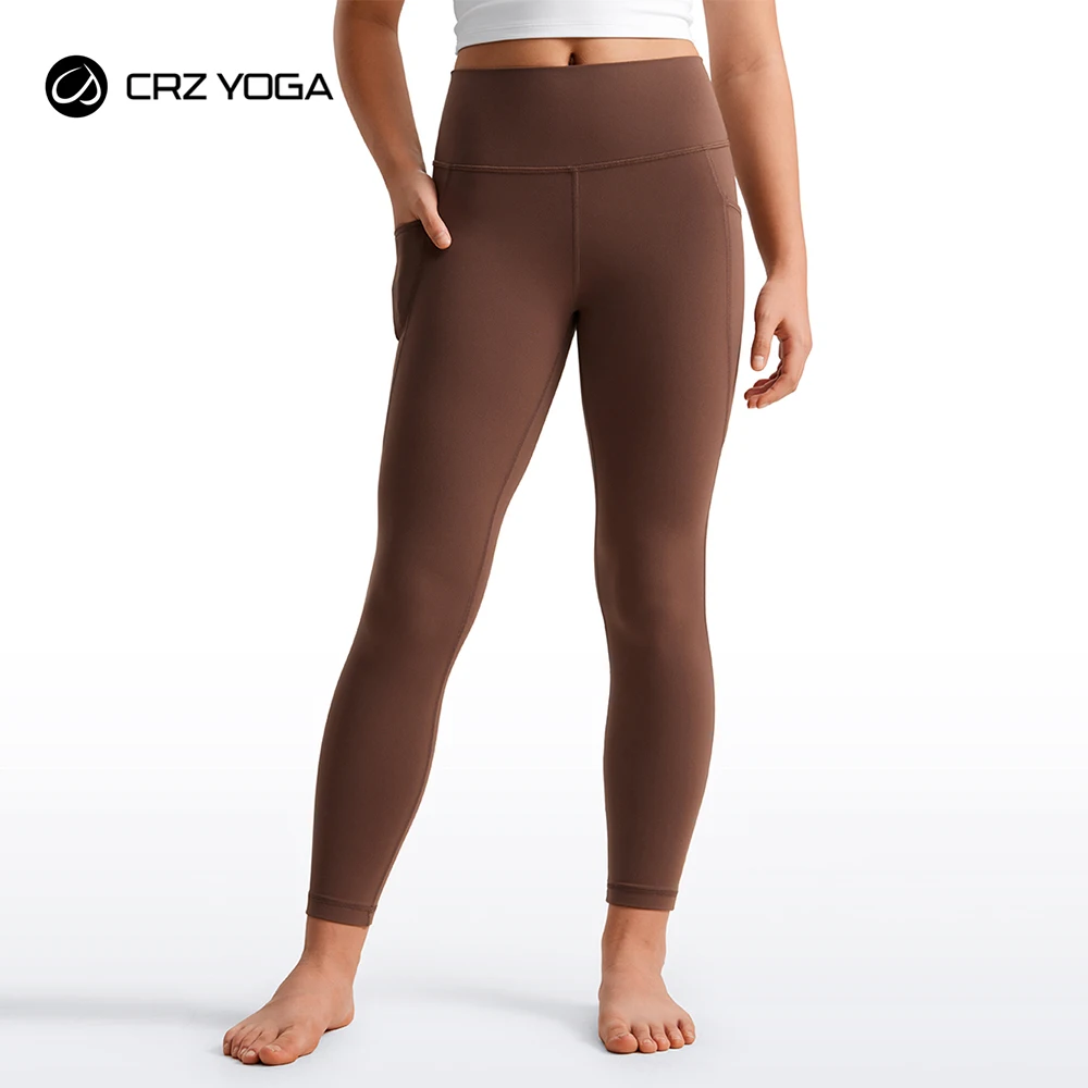 CRZ YOGA Спортивные леггинсы для девочек Butterluxe с карманами и высокой талией отдыха