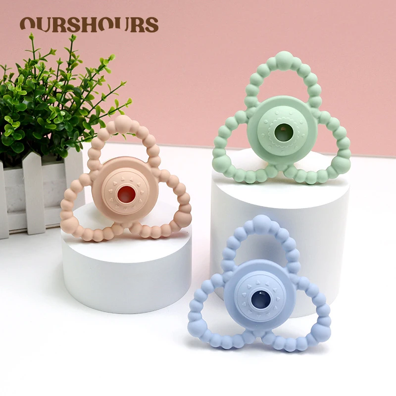 

Kids Baby Rattles Teether Molar Toys Bpa Free Newborn Gift Food Grade Soft Silicone Toddler Teething Chewing Toy Infant Supplies