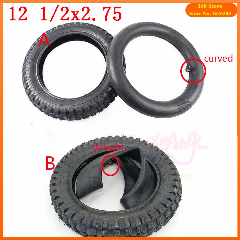 Good Quality 12 1/2 X 2.75 Tyre 12.5*2.75 Tire or Inner Tube for 49cc Motorcycle Mini Dirt Bike Tire MX350 MX400 Scooter