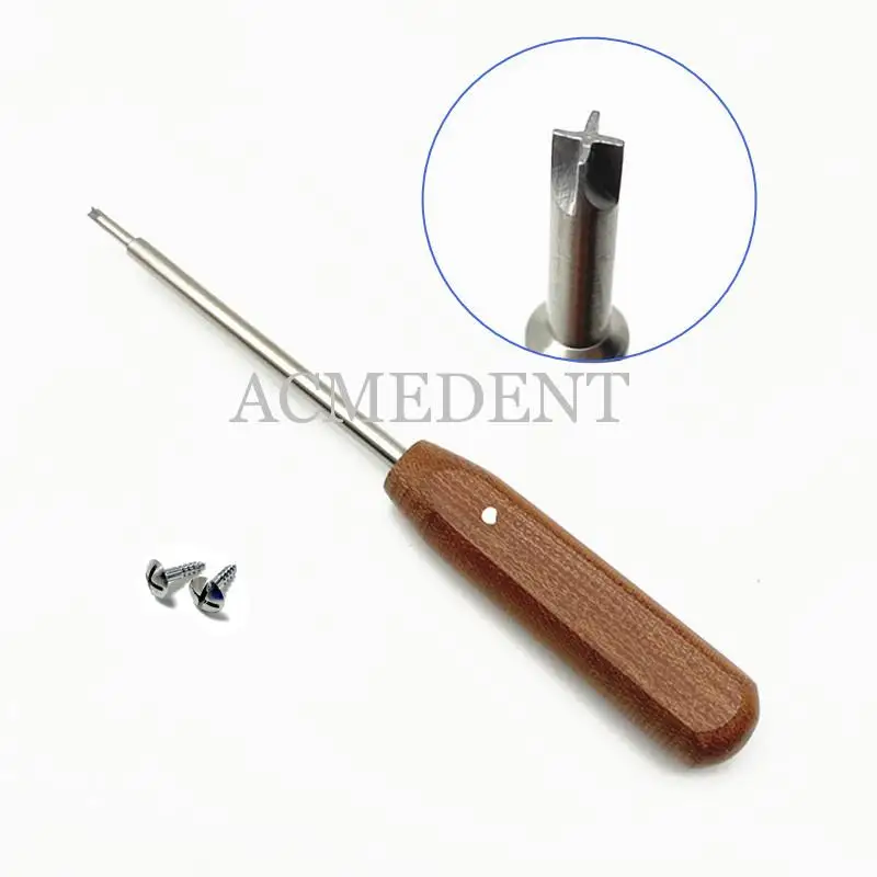 

Dental Bone Screwdriver Orthopedics Veterinary Instruments Tools Implants Self Drilling Tool GBR System Half Threaded Tent Screw