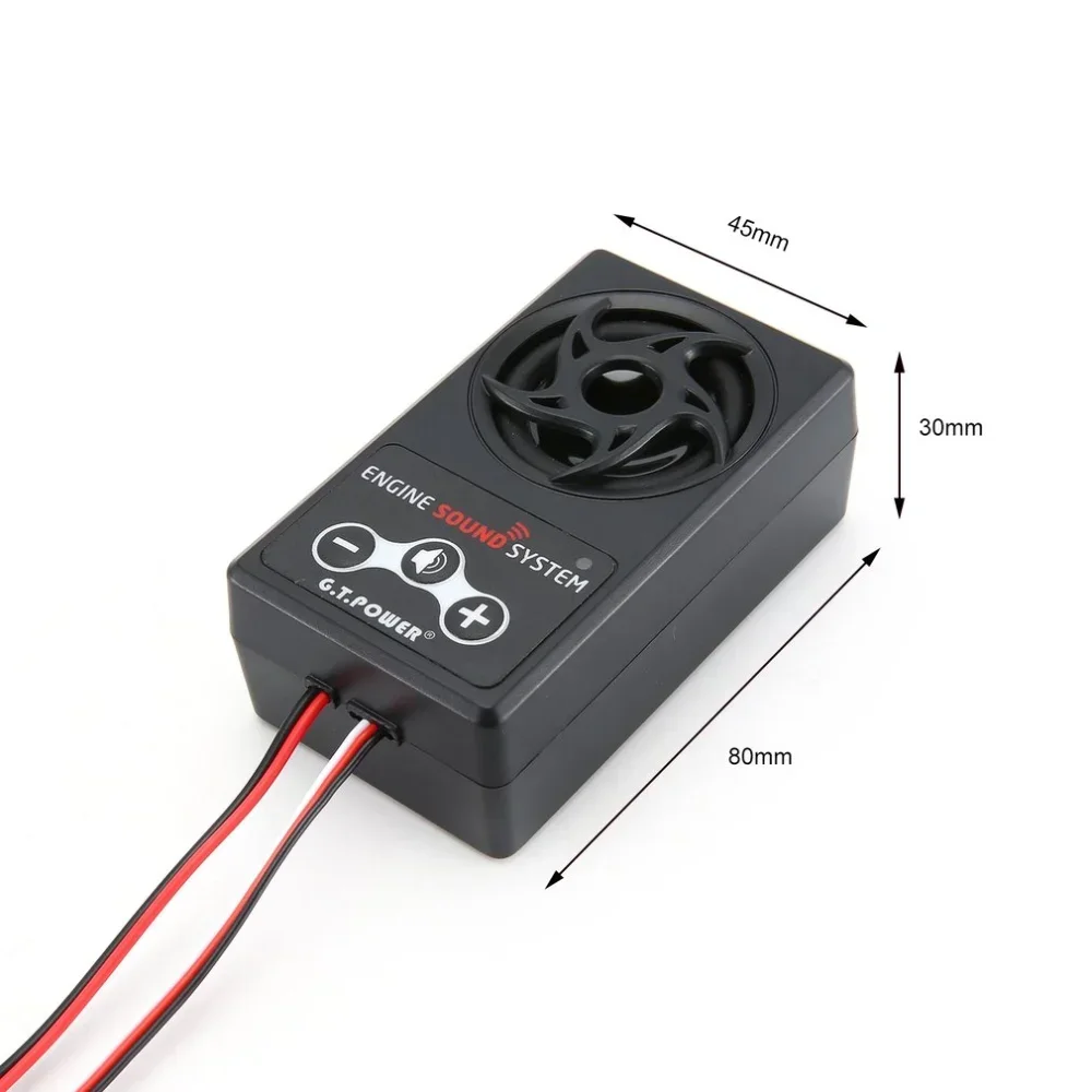 Фото Система имитации звука двигателя GTPower для радиоуправляемых моделей Axial SCX 10 II WRAITH Traxxas TRX4, встроенная, 58 видов звуков №5