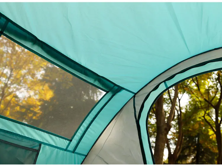 Двухслойная самораскладывающаяся палатка для пляжа и отдыха на открытом воздухе