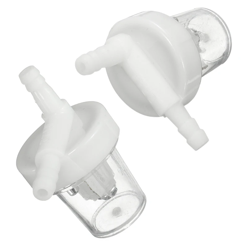 Универсальный Топливный фильтр для мотоцикла бензинового топлива 2 шт. 1/4 дюйма (6