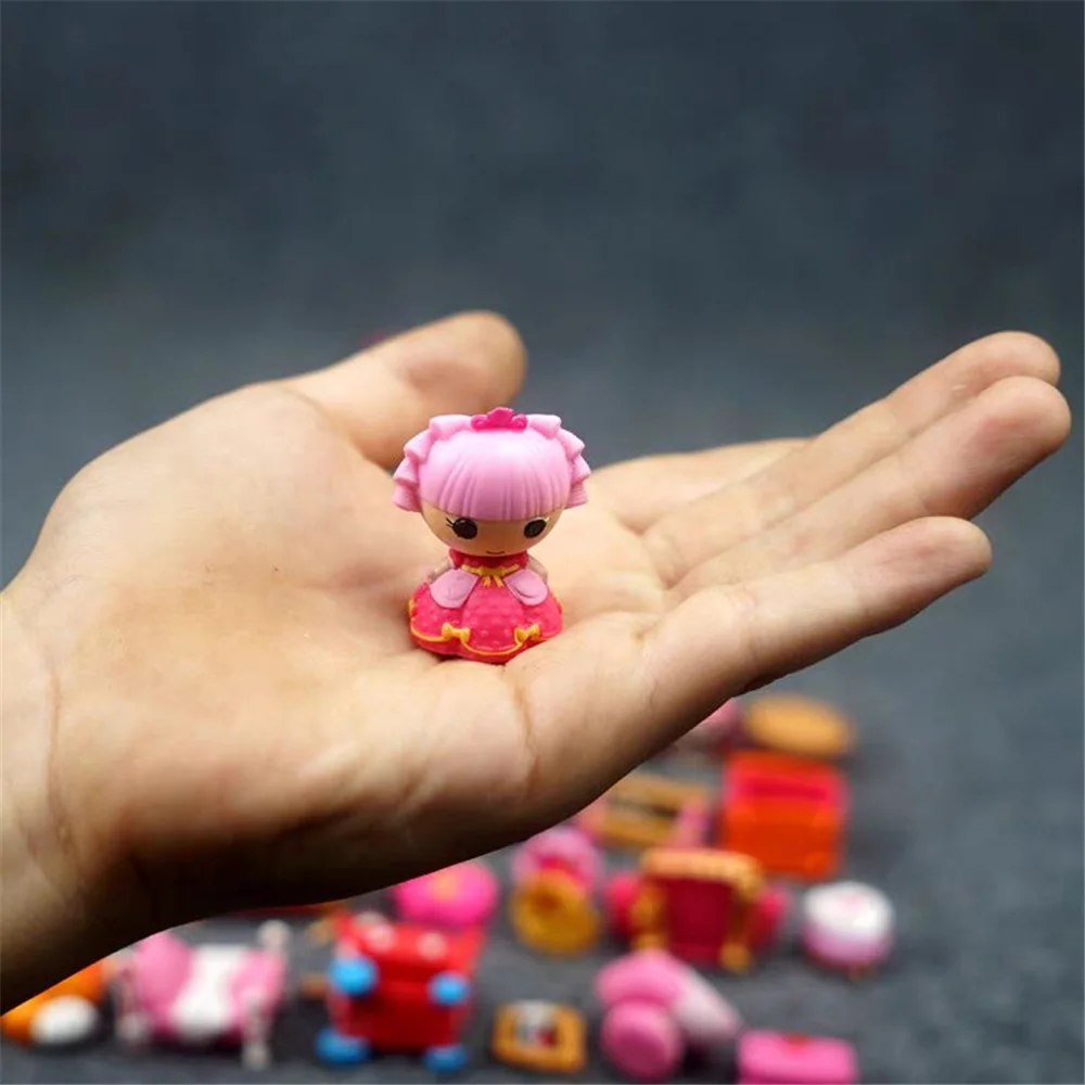 Новая мини-кукла Lalaloopsy Tinies Фигурка Игрушка Набор из 8 предметов Детские игрушки
