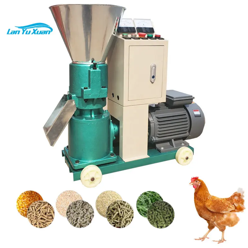 

Small animal feed pellet making machine poultry feed granulator price