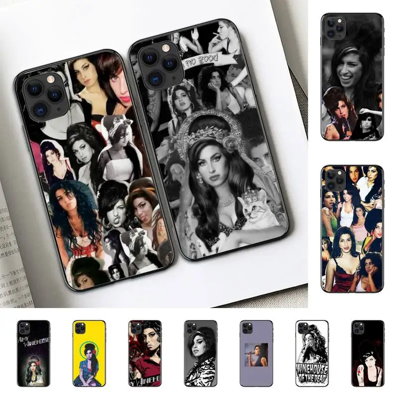 

Yinuoda Amy Winehouse Phone Case for iPhone 11 12 13 mini pro XS MAX 8 7 6 6S Plus X 5S SE 2020 XR cover