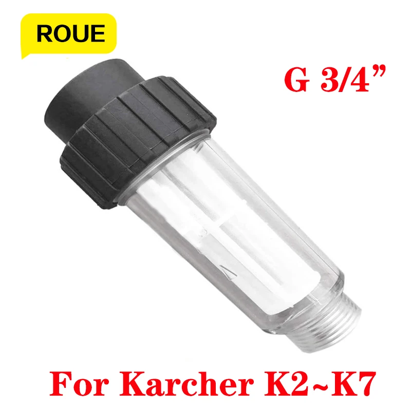 

Inlet Water High Pressure Cleaner Water Filter G 3/4"Fitting Medium (mg-032) Compatible for Karcher K2 K3 K4 K5 K6 K7 Series