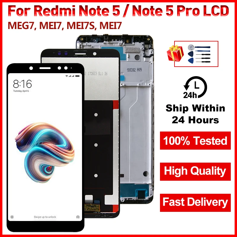 ЖК-дисплей 5 99 дюйма для Xiaomi Redmi Note Pro сенсорный экран дигитайзер запасные части MEI7S