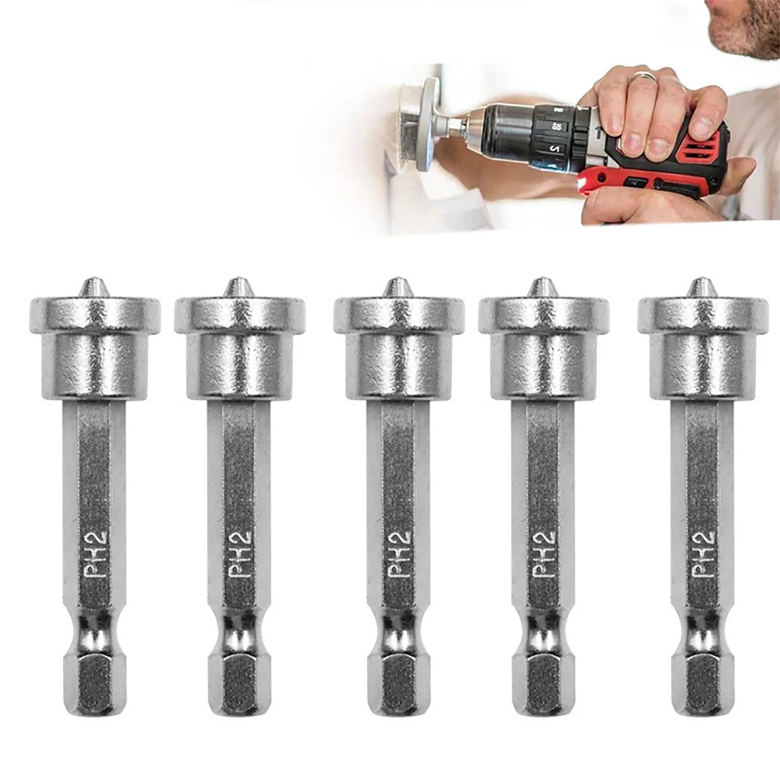 

Woodworking Screw Shank Positioning Bits Magnetic Positioning Screwdriver Hex Shank Bit Batch Head Woodworking Screw Hex Shank