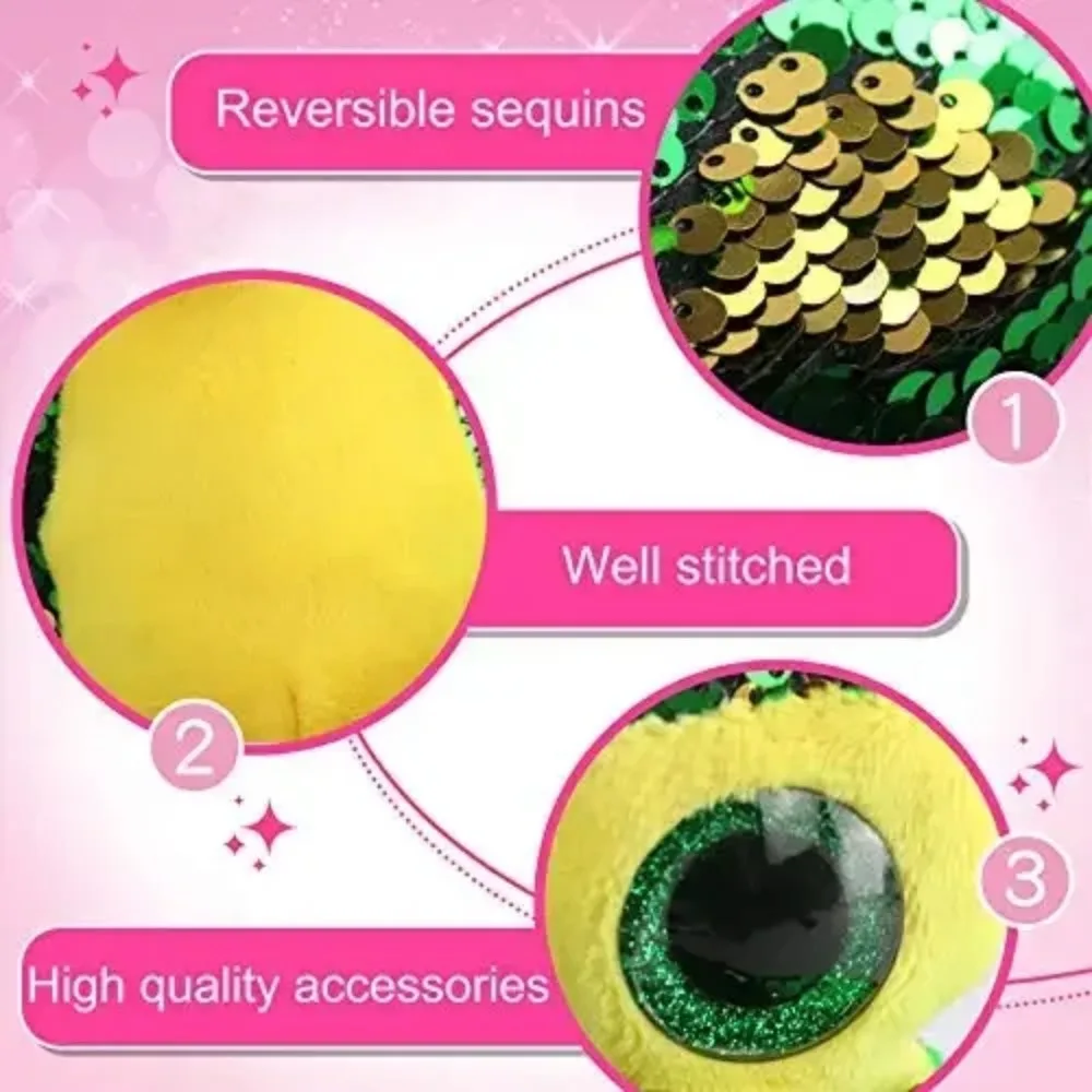 Плюшевые игрушки 27 см с блестками набивные животные подушка лягушка куклы