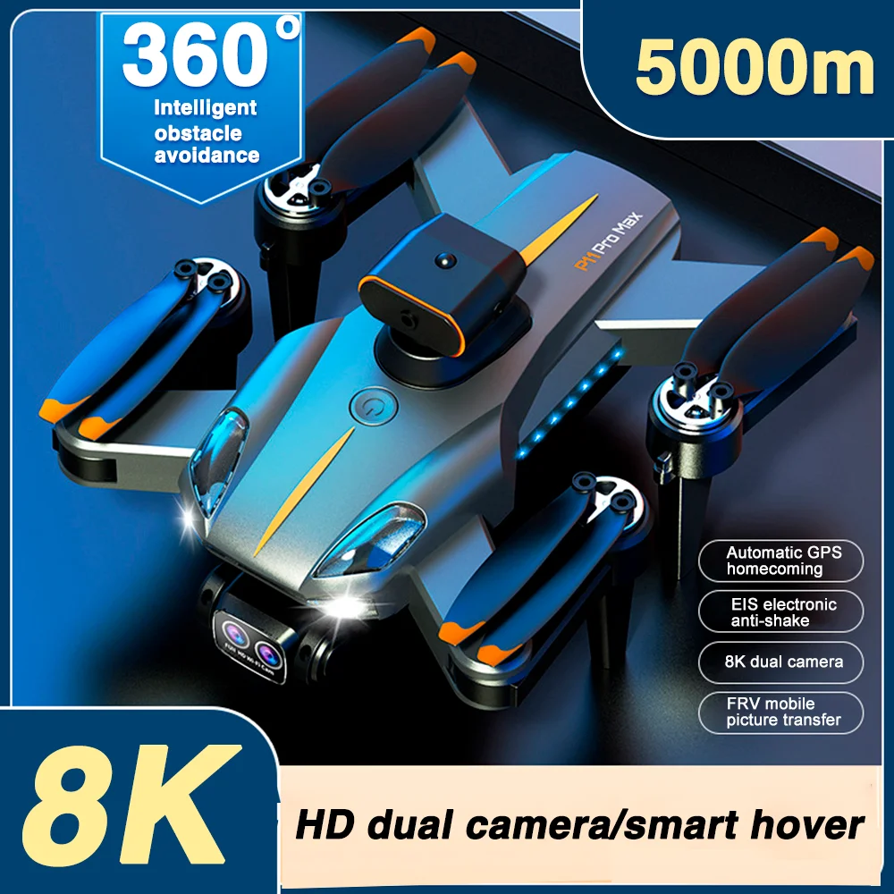 

Drone 5G GPS 8K HD Aerial Photography 360° Obstacle Avoidance Optical Flow Drones UAV Four-Rotor Helicopter RC Distance 5000M