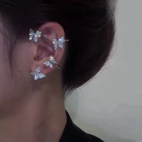 diamond butterfly earrings fashion joker earrings earrings online celebrity temperament commuter earrings earrings jewelry