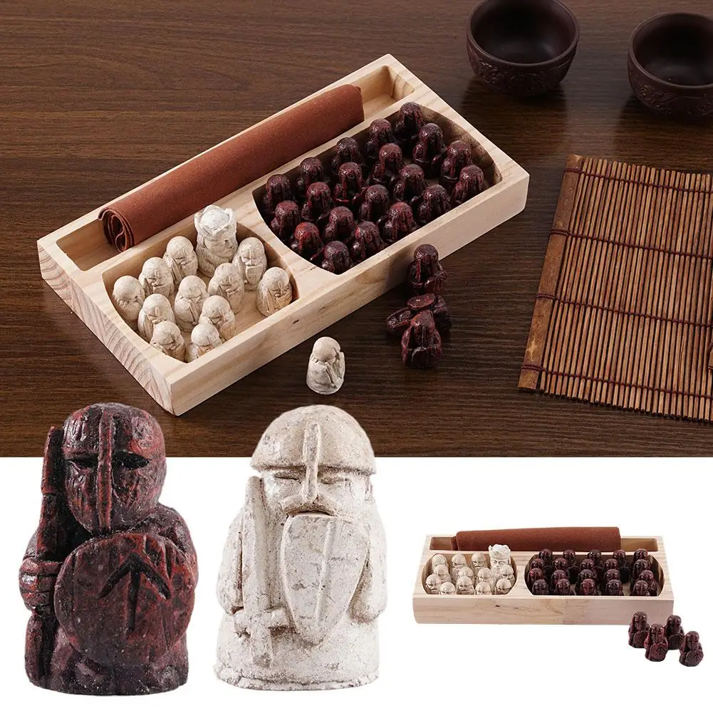 

Creative New Resin Leather King Soldier International Indoor Leisure Playing Chess Decoration Home Chess Entertainment X0N3