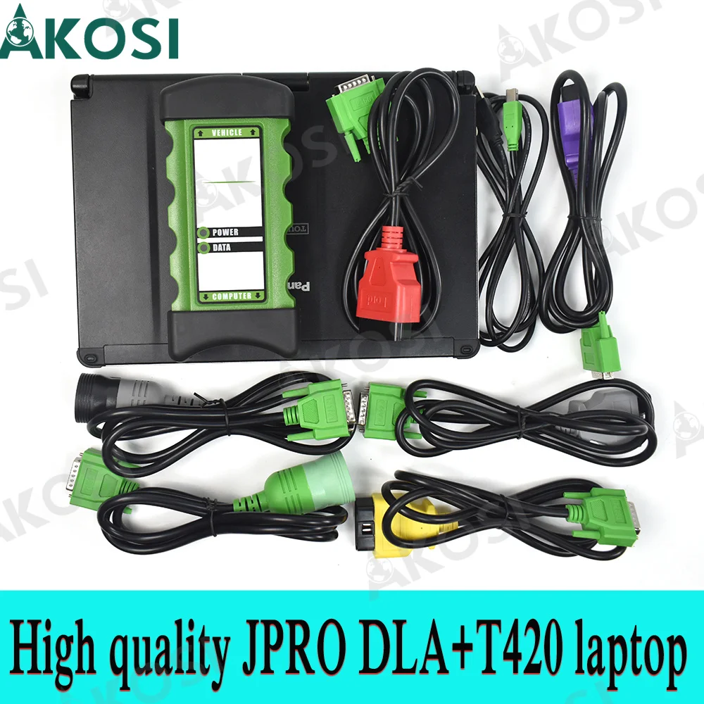 

2022 Noregon JPRO DLA+2.0 Vehicle Interface Diesel Heavy Duty Truck Scanner Fleet Diagnostic Tool and T420/CF19 laptop