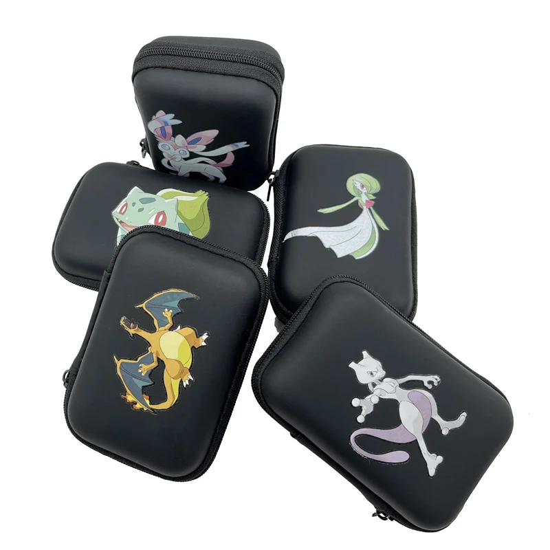 

Pokemon Pikachu Game Cards 60 Capacity Cards Holder Album Hard Case Card Holder Book Holder Earphone Storage Box Birthday Gifts