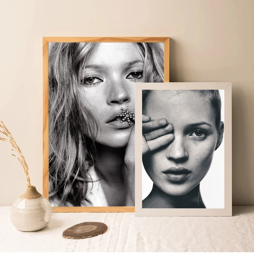 Кейт Мосс самоклеящийся художественный постер Decoracion живопись настенное