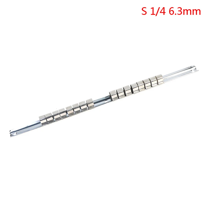 

Держатель для розеток из нержавеющей стали, 1/4 3/8 1/2, органайзер для 16 зажимов, для домашнего использования, промышленного гаража, 400 мм